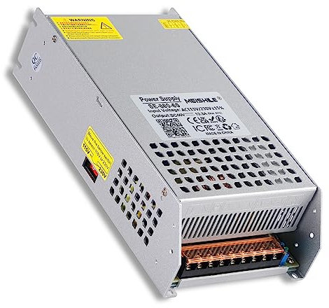MEISHILE 60V 13.3A 800W Netzteil Schaltnetzteile Stromversorgung AC to DC Transformator für LED Licht Streifen Glühbirne, Maschine, Trafo 230V 220V auf 60Volt 5A 8A 10Amps