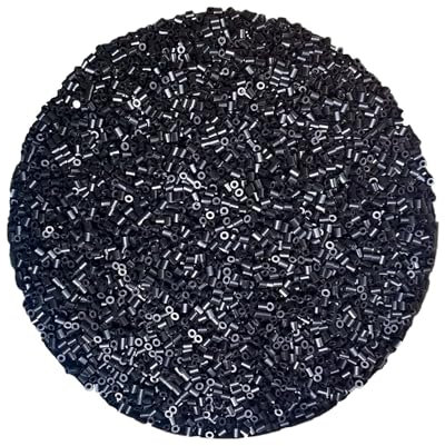 OEEKOI 5500 Pcs Fuse Beads - 5mm Black Melty Beads for Crafts, Ideal for Gifts