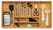 ORGA-BOX 3 Range-couverts en BAMBOU pour tiroir 90 cm (473 x 797 mm) avec 10 compartiments range-couverts en bois pour cuisines Nobilia/Noblessa à partir d'août 2012