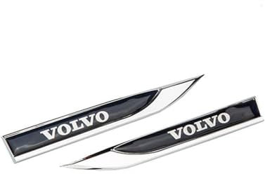 GDUTBC Auto Emblem Aufkleber für Volvo XC60 S60 S90 XC90, 3D Auto Logo Aufkleber Kühlergrill Front Motorhaube Kofferraum Abzeichen, Auto Dekoration Ersatz Zubehör