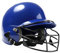 rockible Casque de frappeur, Protection faciale avec, Casque de de Softball, équipement de Protection, Bleu