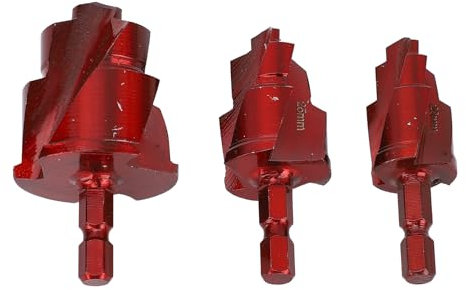 3pcs PPR -Hebel -Stufen -Bohrer Bits 40 Cr Stahlrohr Reparaturbohranschlusswerkzeug Stiefmaschinenbohrer Bohrmaschine