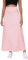 EXCHIC Femmes Confort Épaissie A Ligne Taille Haute Maxi Jupe Élastique Ceinture Tricotées Longues Jupes(XL, Rose Clair)