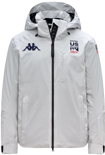 Kappa 8CENTO 806 US Herren Skijacke USA, Grey LT Lead, L