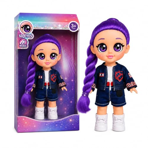 FUFUFA Poupée chantante de 26 cm avec yeux 5D, poupée de personnage de mode pour les fans de poupées, cadeaux d'anniversaire