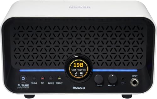 Mooer F15i Li - Multi-Effects & Modeling Guitar Combo, 15 Watt, with Battery - Snowfall White