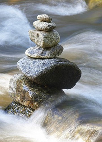 1art1 Steine Fels In Der Brandung, Zen, 2-Teilig Selbstklebende Fototapete Poster-Tapete 250x180 cm