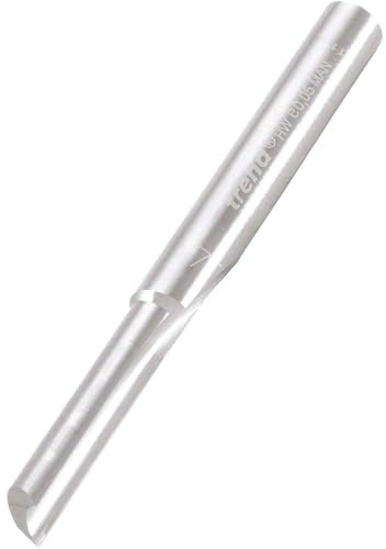 Trend ABS/PVC Single Flute Cutter, 1/4 Inch Shank, 6.3mm x 25mm | Solid Carbide Cutter For ABS And PVC, With 1/4 Inch Shank, 6.3mm Cut Diameter And 25mm Cut Length, ABSS2/61X1/4STC