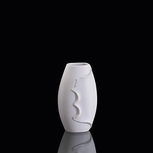 Kaiser Porzellan Vase, Weiß, 12,5cm