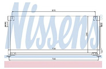 Nissens Condenser - 94507