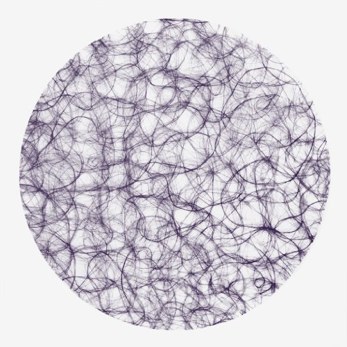 Sizoweb Formen - Platzsets - Tischsets - Dekounterlagen - 12 Stück - 64 (Sizoweb Kreis, Aubergine)