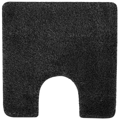 Spirella – Badematte – Weiche und Bequeme Acryl-Badezimmermatte – Ideal fürs Badezimmer – rutschfest und saugfähig – Elegantes Design – 55 x 55 cm – Rot