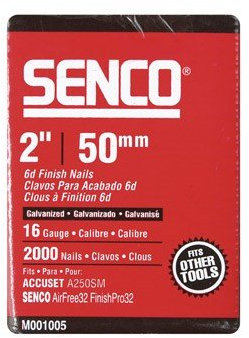 Senco Galvanized Finish Nail Straight 16 Ga 2 