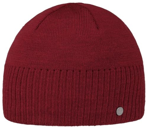 LIERYS Fine Rip Beaniemütze Herren Made in Germany Merinowolle Wintermütze mit Fleecefutter Strickmütze Herbst Winter Wollmütze