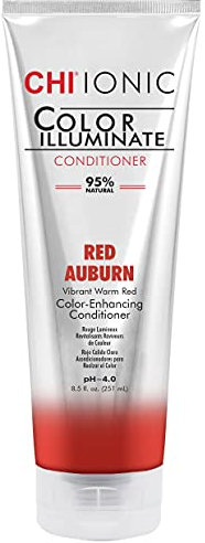CHI Ionic Color Illuminate Conditioner - Red Auburn, Color Enhancing Conditioner, 251 ml
