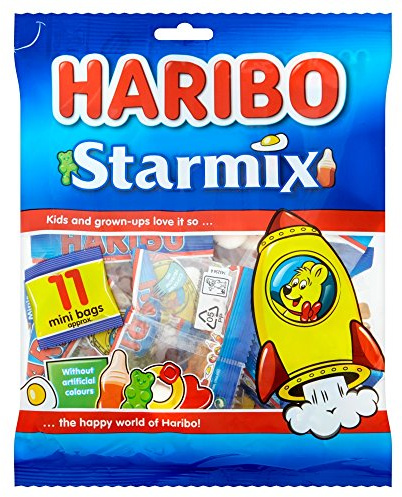 HARIBO Starmix Multipack Gum Sweets Bag, 176g