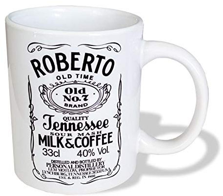 Fitwish Tazza Mug Personalizzata con Nome Idea Regalo per Compleanni,Natale e Altre ricorrenze