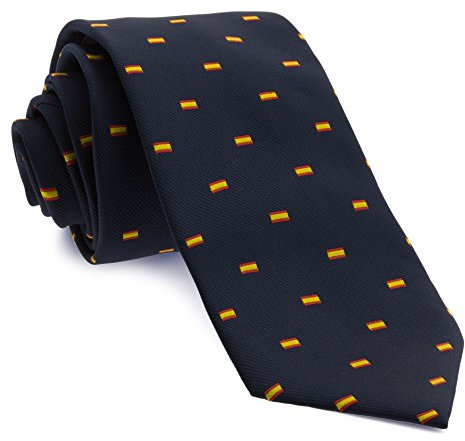 Cencibel - Corbata Banderas de España (Azul Marino)