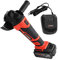 SCHMIDT security tools AG-115 Akku-Winkelschleifer | 8000 U/min | Lithium-Ionen 4.0Ah Akku, Ladegerät | 4-in-1 für Trennen, Schleifen, Schruppen & Polieren