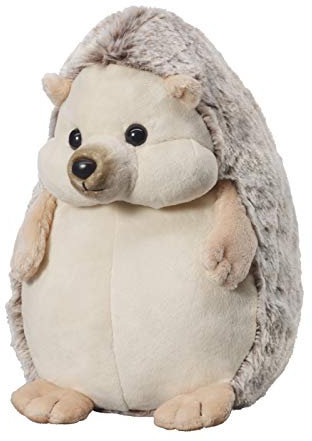 Bauer Spielwaren Deine Tiere mit Herz Igel stehend: Kleines Kuscheltier zum Kuscheln und Liebhaben, ideal als Geschenk, 25 cm, hellbraun (12545)