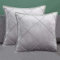Matty-LZ Samt Einfach Weicher Kissenbezug Hochwertige Qualität Set, Dekorativ Sofa Kissenbezug Kissen Kissenhülle (20x20 Zoll / 50x50 cm, Grau (2er Set))