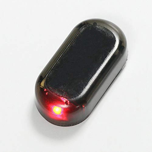 Riloer lumière de signal solaire alarme de voiture anti-vol lumière LED, lumière stroboscopique bleu/rouge alarmes de lumière