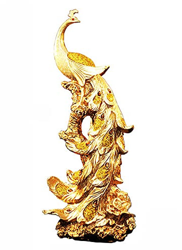 LISAQ Phönix Figur Vogel des Wunders Statue Moderne Tierskulptur Kreative Verzierung