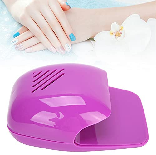 Essiccatore Portatile per Unghie, Essiccatore Portatile per Unghie, Ventola di Raffreddamento Asciugacapelli Rapido per Smalto per Unghie Normale Adatto per la Casa e il Salone(Viola)