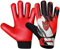 Keeperking Torwarthandschuhe Kinder Clawxen, Jungen und Mädchen, Junior Fußballhandschuhe Fußball Spielerhandschuhe für Jungen tormannhandschuhe (6,C3-Red)
