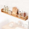 TREOAKWIS Wandregale Kinderzimmer - 60 cm Bücherregal Kinder Eiche Schweberegal Wandregal MassivHolz Bücherregal Kinder Wand für Wohnzimmer Gewürzregal