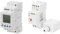 ORNO PRE-433 Zeitschaltuhr Hutschiene 52 Programme, 3 Menüsprachen, 2 Module, DIN TH-35mm & CR- 231 Dämmerungsschalter Aussen für DIN-Schiene mit externer Sonde, IP65, Lichtstärke LUX Anpassung