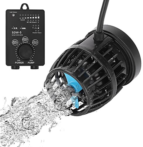 TEHONGMAI Fabricante de Olas de Acuario Marino para Bomba Maestra esclava Control de Flujo de circulación de oxígeno Bomba de Surf Bomba de Flujo Cruzado Wavemaker 23w
