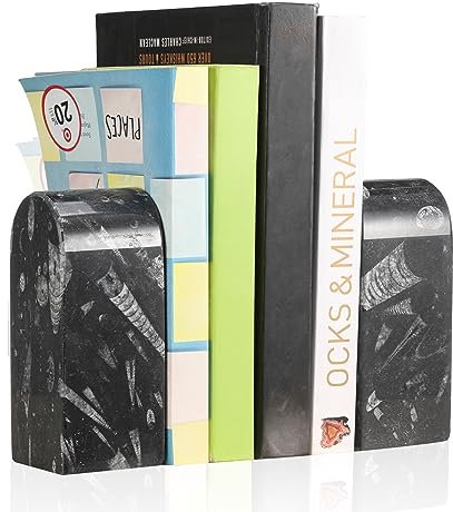 Koville Luxuriöse Marmor Buchstütze (ME-Olive Green)