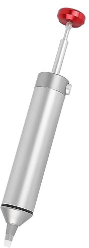 Bomba Desoldadora de Aluminio con Boquilla de Silicona Resistente al Calor, Bomba de Vacío Compacta para Remover Soldadura para Re Soldadura y Desoldadura