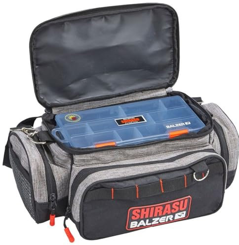 Balzer Shirasu Organizer S 37x14x21cm - Angeltasche, Zubehörtasche, Tasche für Kunstköder, Kunstködertasche