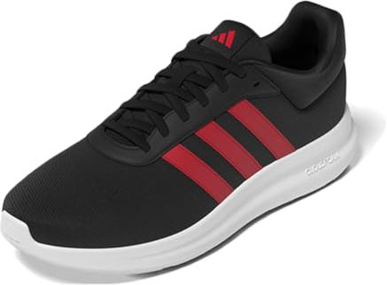 adidas Herren LITE Racer 4.0 Shoes Schuhe, core Black/Better Scarlet/Better Scarlet, 44 EU