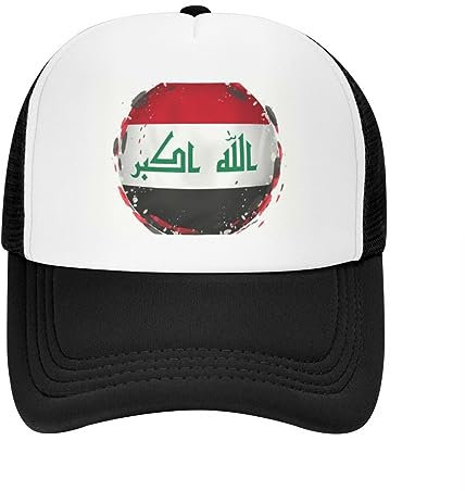 VIDOJI Baseballkappe Klassische Unisex-Trucker-Mütze mit russischer sowjetischer Flagge CCCP UDSSR-Hammer und Sichel verstellbare Baseballkappe für Männer Frauen Sonnenschutz