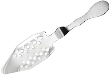 BESTonZON Stainless Steel Absinthe Spoon for Bar Cocktail Filter Dripper Elegant and Multi-Functional