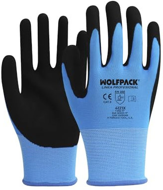 WOLFPACK LINEA PROFESIONAL Guantes Nitrilo Reforzado Impregnado Talla