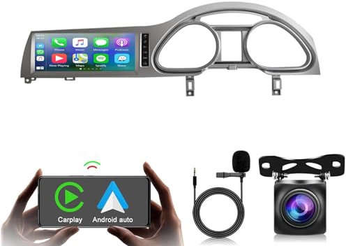 Radio de Coche Bluetooth Android para Audi Q7 4L 2005-2015 Android 12 Autoradio 9.7 Pulgada Car Stereo Apoyo Dab 4G WLAN Bluetooth Carplay Mandos de Volante Split Screen ( Color : H 4CORE 2+32G )