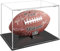 Fußball-Vitrine: Acryl-Fußball-Vitrinen, Box mit abnehmbarem Fußballständer für signierte Fußball-Baseball-Sport-Sammlerstücke, Erinnerungsstücke, schützt vor Staub und UV-Strahlen