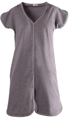 MYSANITY Geburtsshirt aus Baumwolle, Grau, XL Damen