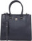 Tommy Hilfiger Damen Tote Bag Tasche Eternity Med mit Reißverschluss, Blau (Space Blue), Einheitsgröße