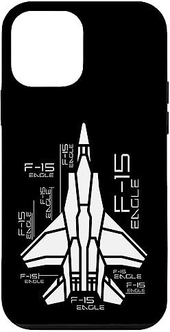 Hülle für iPhone 12 mini Adlerflugzeug, F-15 Jet Fighter Souvenir und Fighter Jet