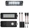 QASULER 2x LED Number License Plate Light Lamps, for VW, for Passat CC, for Golf, for Polo, for Tiguan, for Jetta, for Caddy, for Beetle, for Touran, for Touareg Atlas Crafter Amarok LED Number Plate