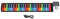 Tastiera di Pianoforte a 49 Tasti, Tastiera di Pianoforte Portatile Avvolgibile, Tastiera Elettrica Colorata Pieghevole Altoparlante Incorporato, Tastiera Musicale Ricaricabile