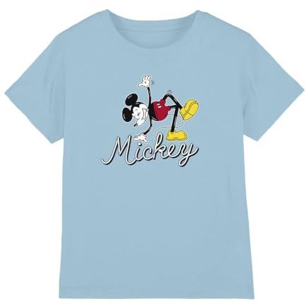 Mickey Mouse Boy's Mickey Mouse Funky Dance Unisex Kids T Shirt T-Shirt