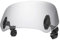 Parabrisas de motocicleta, parasol ajustable con clip, deflector de viento transparente para motocicletas deportivas, scooters, parabrisas, parasol, accesorios de motocicleta.