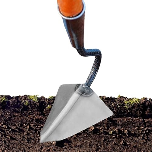 Sghtil Gartenhacke Gartenwerkzeug für Pflanzen von Blumen und, dreieckige Hacke zur Vorbereitung des Bodens, Beete und Gärten