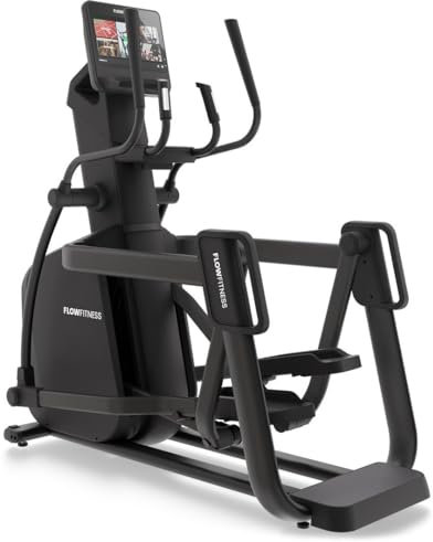Flow Fitness Perform Pro X6i Crosstrainer - TFT-Konsole - Premium-Crosstrainer für Intensive Heim- und Studio-Nutzung
